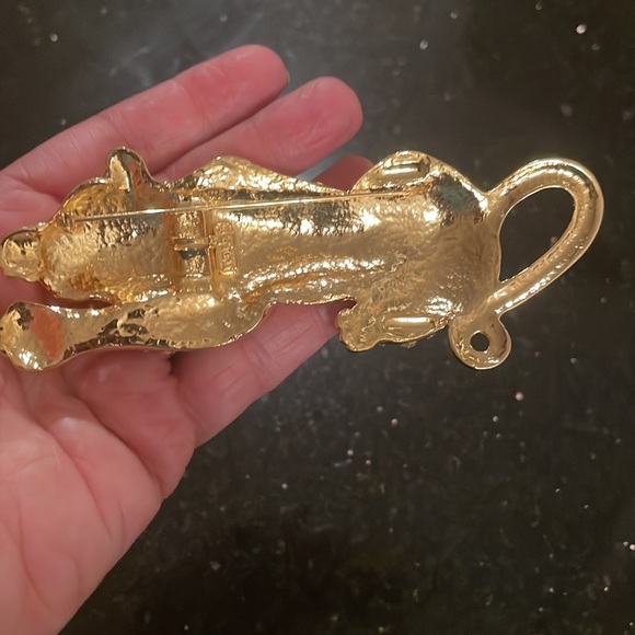 Vintage large Ivana brooch jaguar or panther brooch is magnificent! Perfect - Picture 8 of 8
